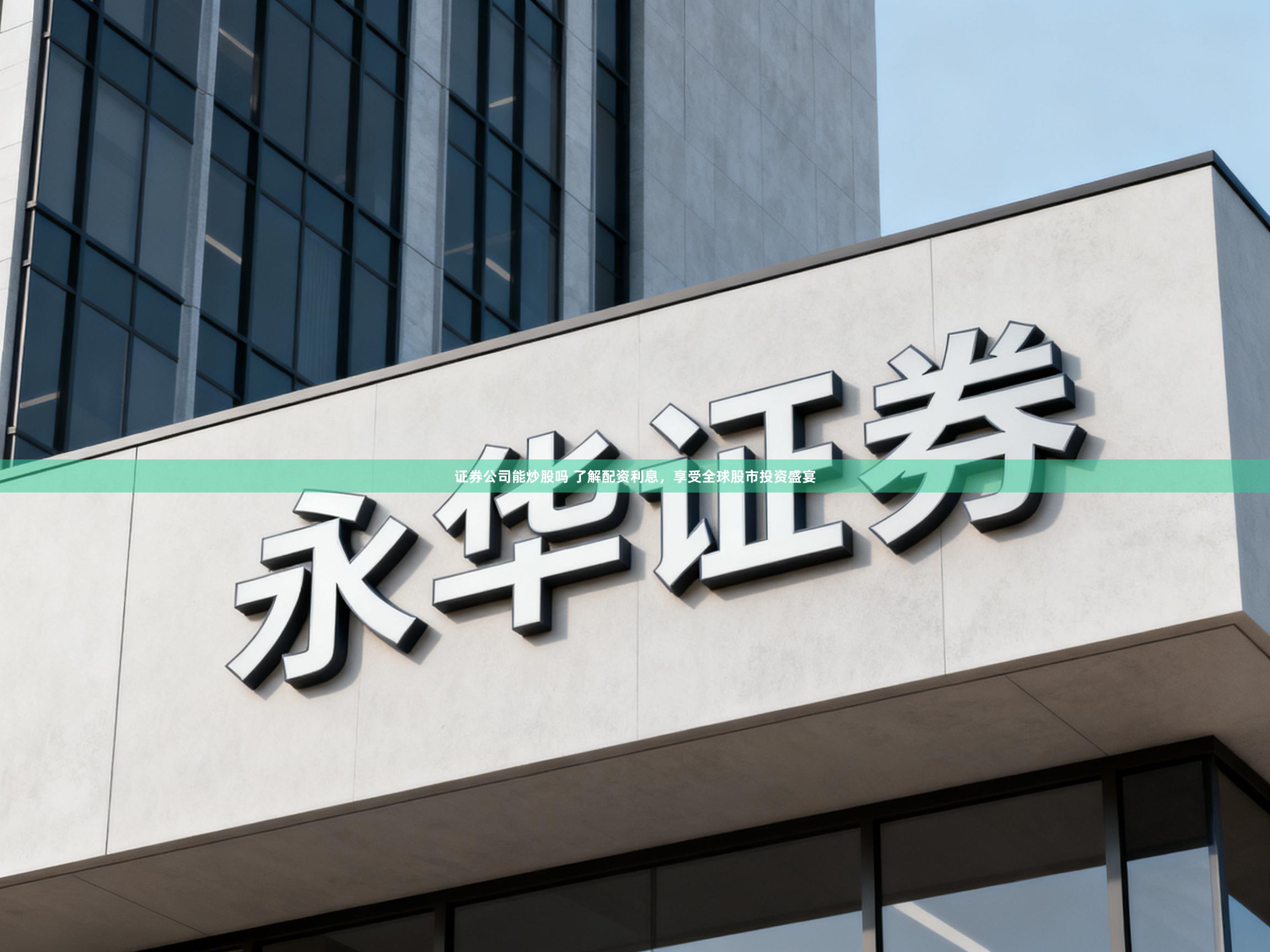 证券公司能炒股吗 了解配资利息，享受全球股市投资盛宴