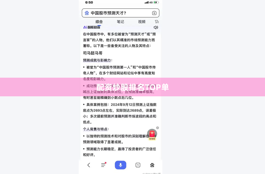 配资炒股排名TOP单